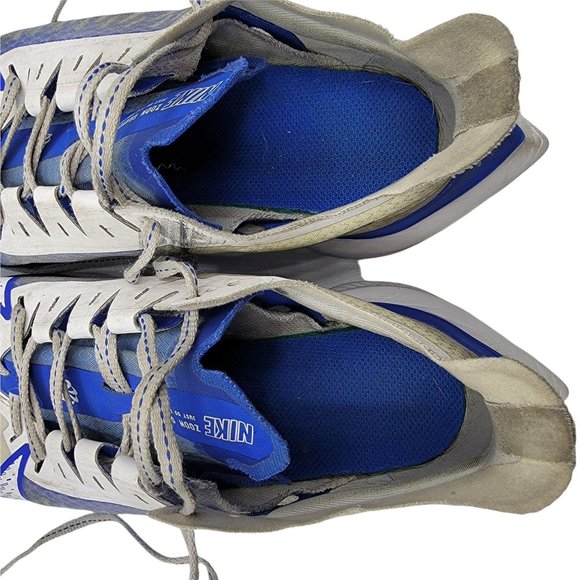 Nike Zoom Gravity Mens 8 White Blue Athletic Running Shoes BQ3202-100